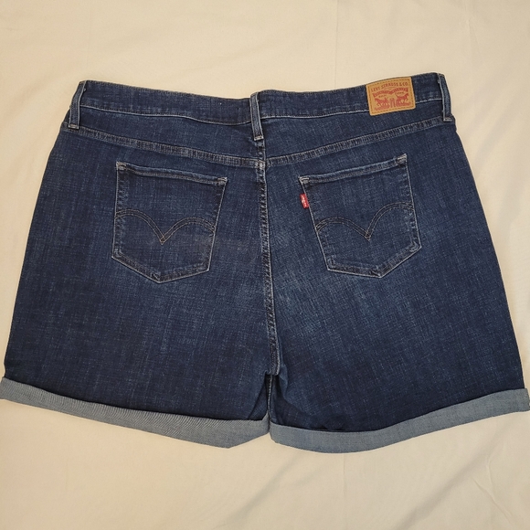 Levi’s Plus Size Denim Shorts Dark Wash Size 22W - Picture 4 of 9